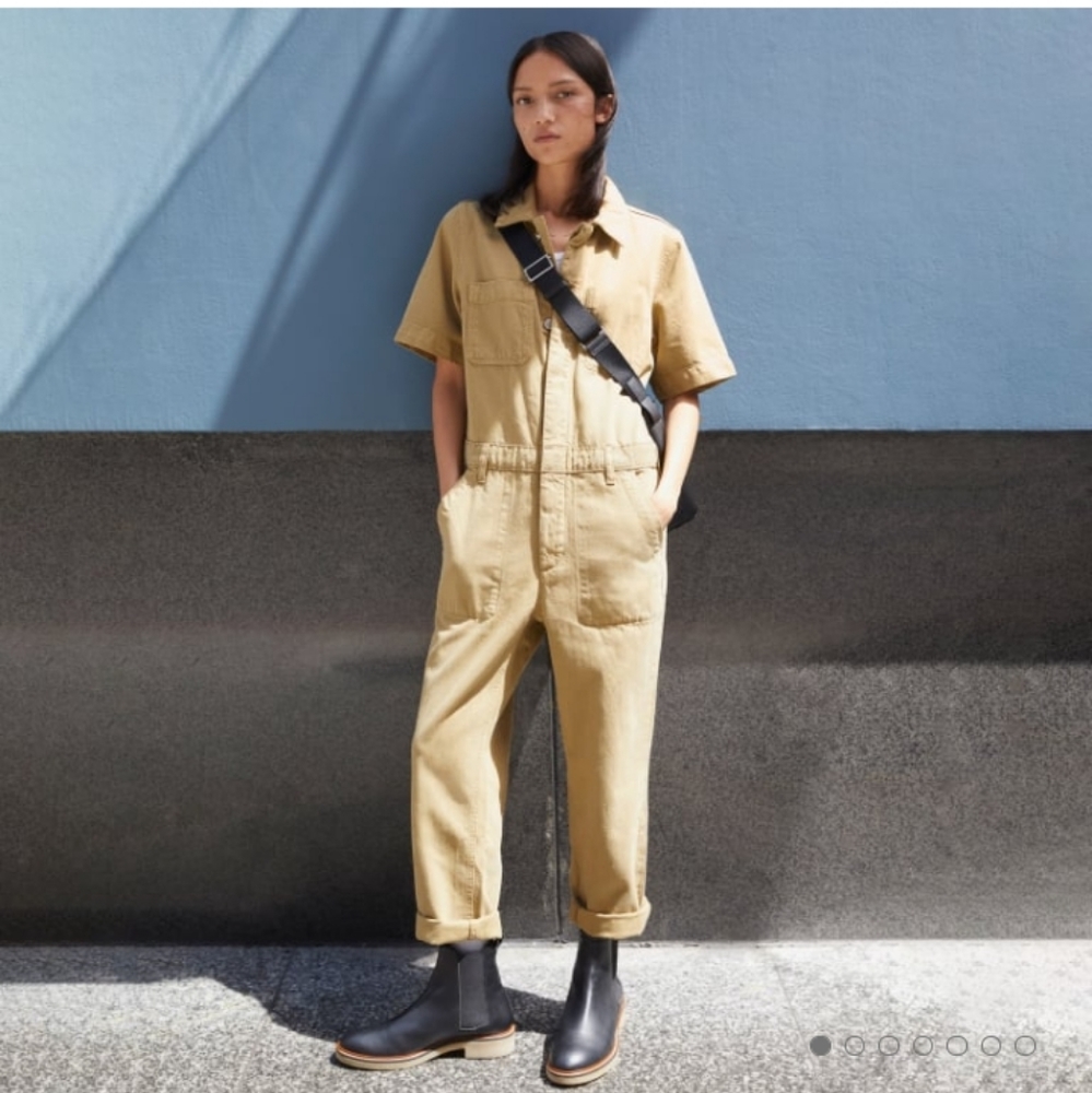 NWT Everlane Super Soft Coverall Jumpsuit